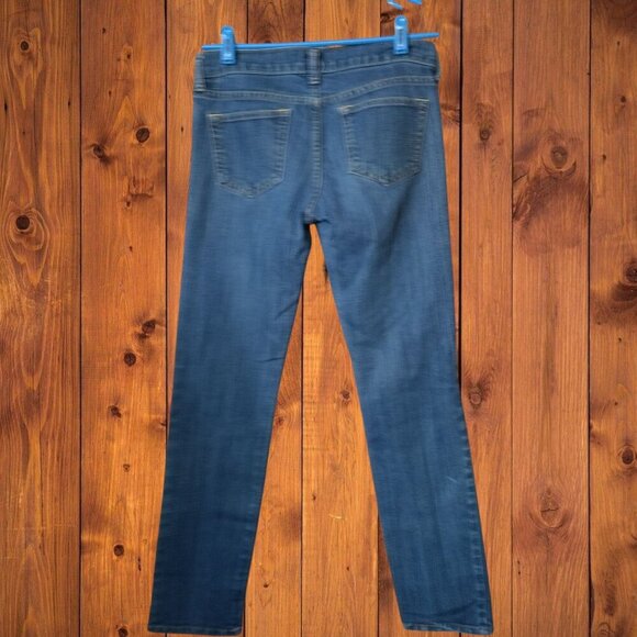 Old Navy Diva Women's Size 4 Low Rise Slim Fit Denim Jeans Casual Classic Blue - Picture 6 of 6